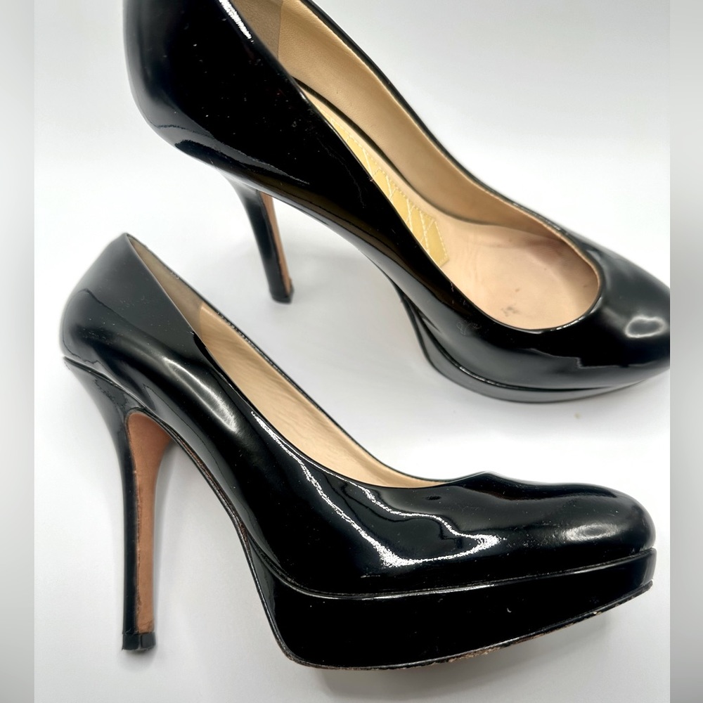 Joan & David pattent leather pumps